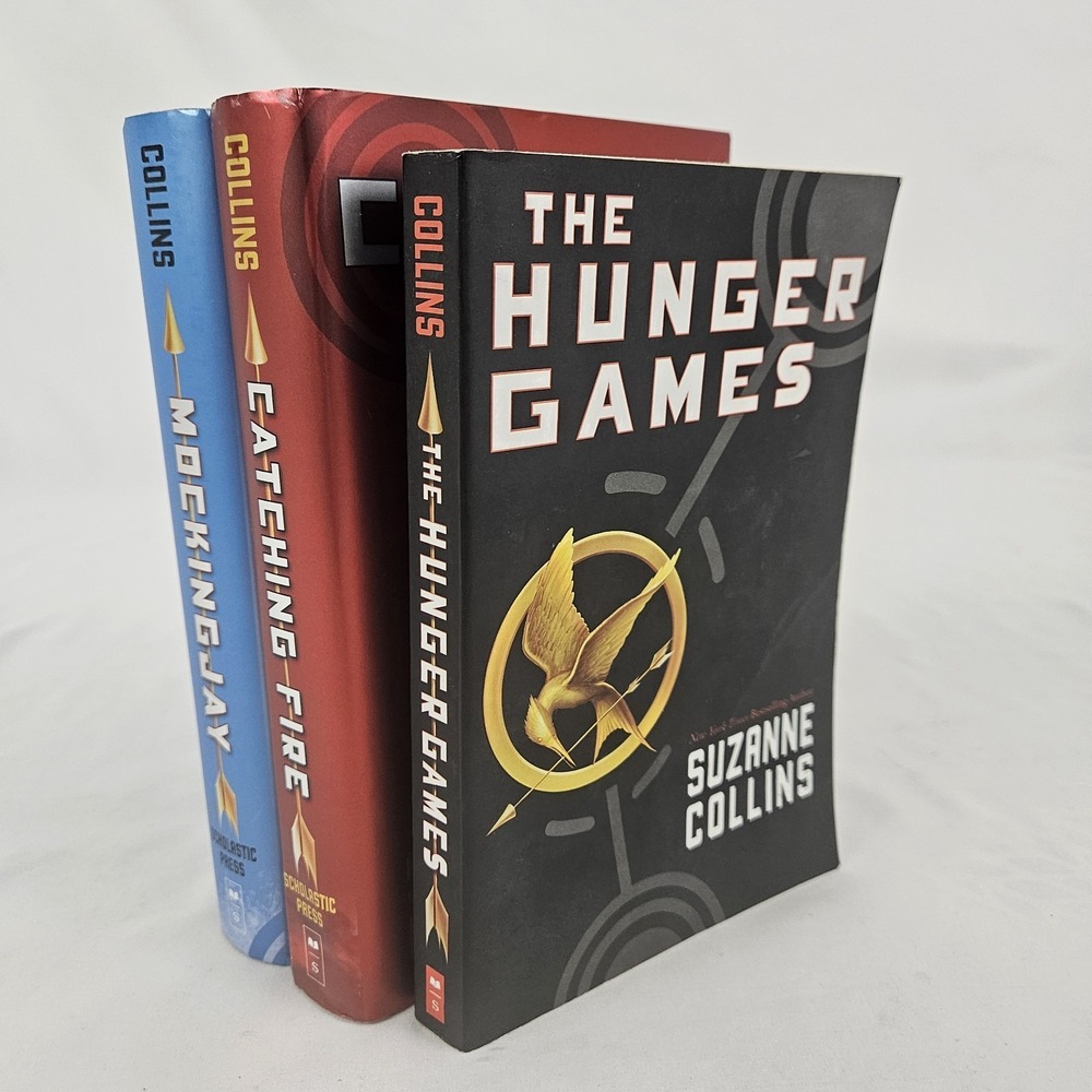 3 Hunger Games Trilogy by Suzanne Collins Book Set - Hardcover/Paperback - Picture 2 of 7